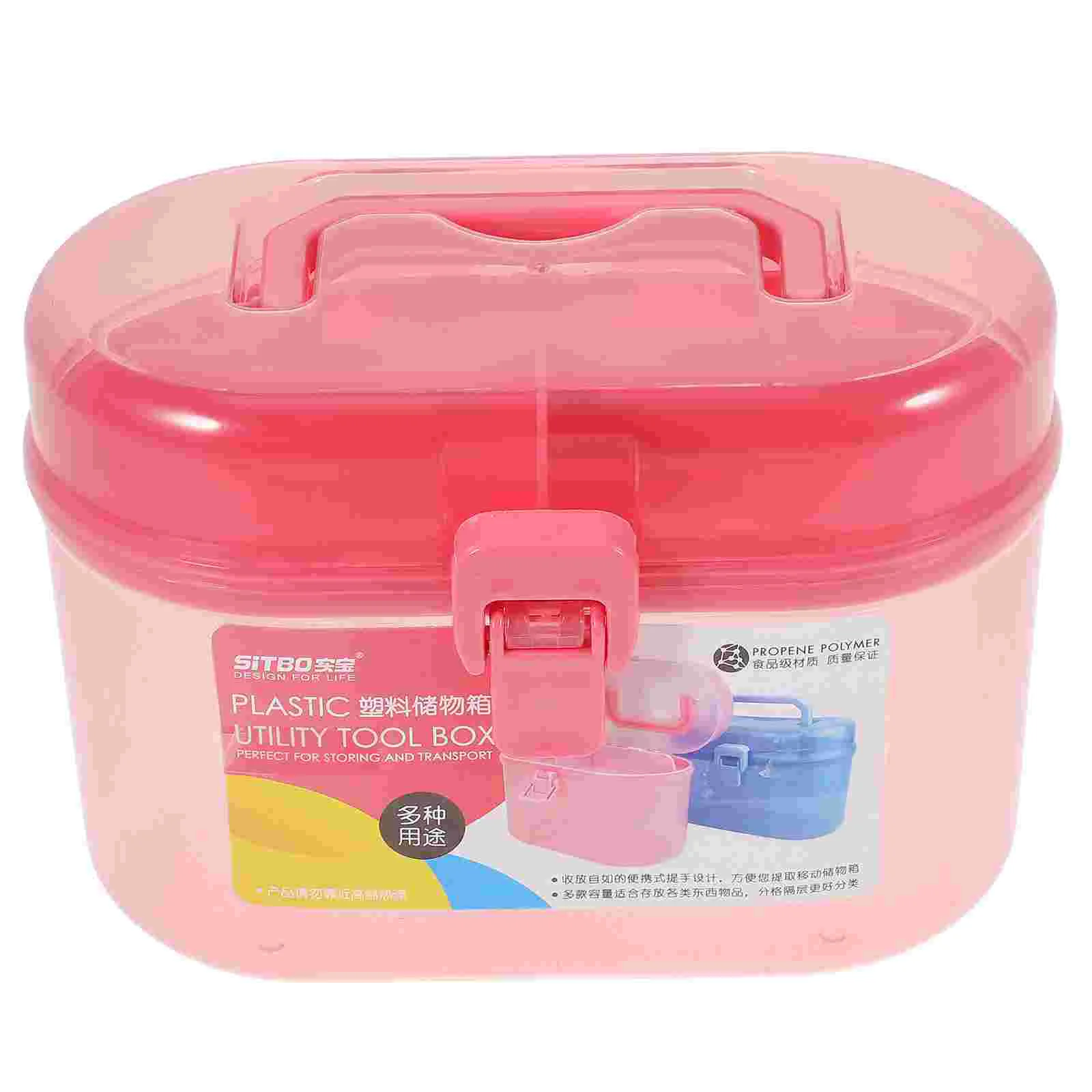 Double Layer Suitcase Storage Bins with Lids Desktop Toy Sundry Organizer Box Travel
Double Layer Suitcase Storage Bins with Lids Desktop Toy Sundry Organizer Box Travel