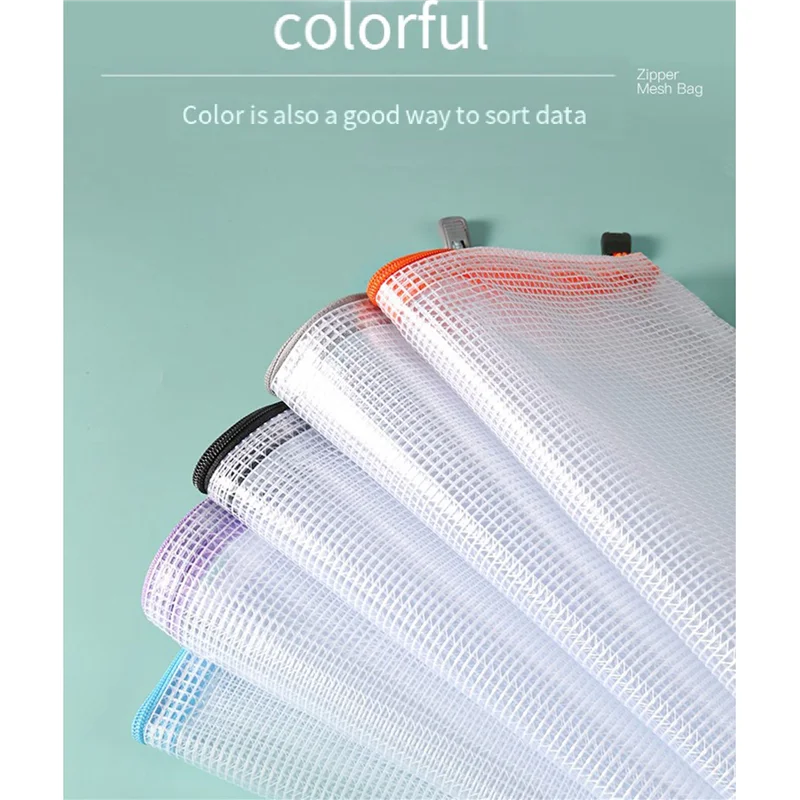 A19E-12PCS A4 Plastic Zip Wallets Mesh Zipper File Bags Document Folders Waterproof Travel Storage Pouch
A19E-12PCS A4 Plastic Zip Wallets Mesh Zipper File Bags Document Folders Waterproof Travel Storage Pouch