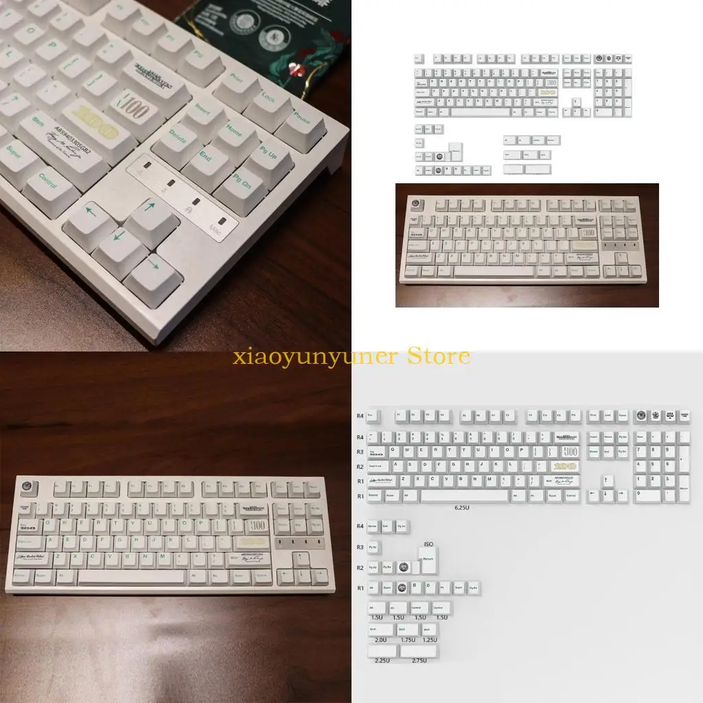 P9JB 133 Keys US Dollar Keycaps Set Original Height PBT Thermal Sublimation for 61 98 104 108 Keys Mechanical
P9JB 133 Keys US Dollar Keycaps Set Original Height PBT Thermal Sublimation for 61 98 104 108 Keys Mechanical