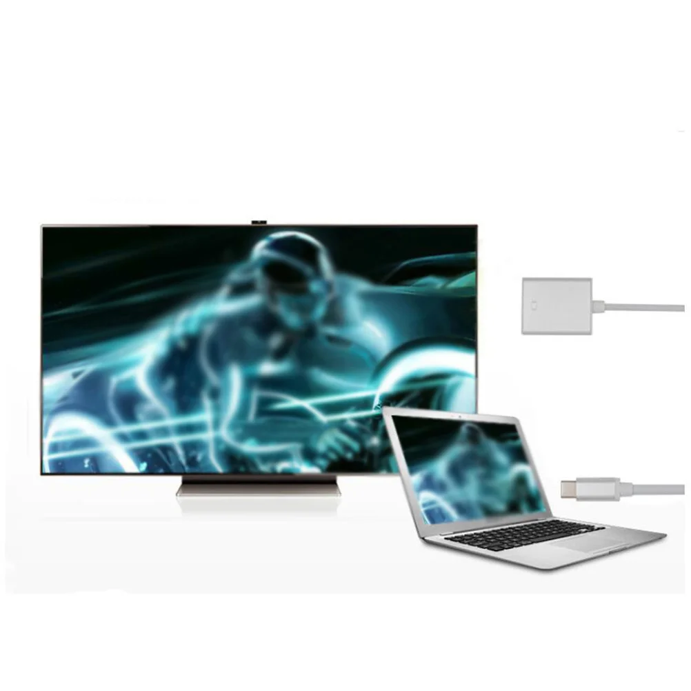 Type-C to Vga Converter Cable USB 3.1 1080P Support Hdtv Projector Monitor Connection Silver Reliable Stable Signal Transfer
Type-C to Vga Converter Cable USB 3.1 1080P Support Hdtv Projector Monitor Connection Silver Reliable Stable Signal Transfer