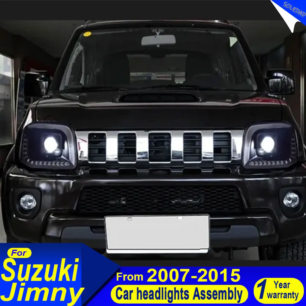 Фары для Suzuki Jimny 2007-2015 годов выпуска, дневные ходовые огни, динамические указатели поворота
Фары для Suzuki Jimny 2007-2015 годов выпуска, дневные ходовые огни, динамические указатели поворота