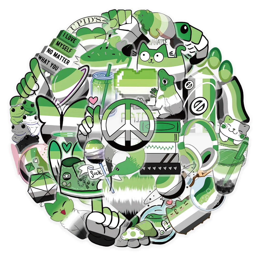 10/50PCS Aromantic Pride Cartoon Stickers Decals Transparent DIY Skateboard Laptop Luggage Fridge Cup Phone Waterproof Kid Toys
10/50PCS Aromantic Pride Cartoon Stickers Decals Transparent DIY Skateboard Laptop Luggage Fridge Cup Phone Waterproof Kid Toys