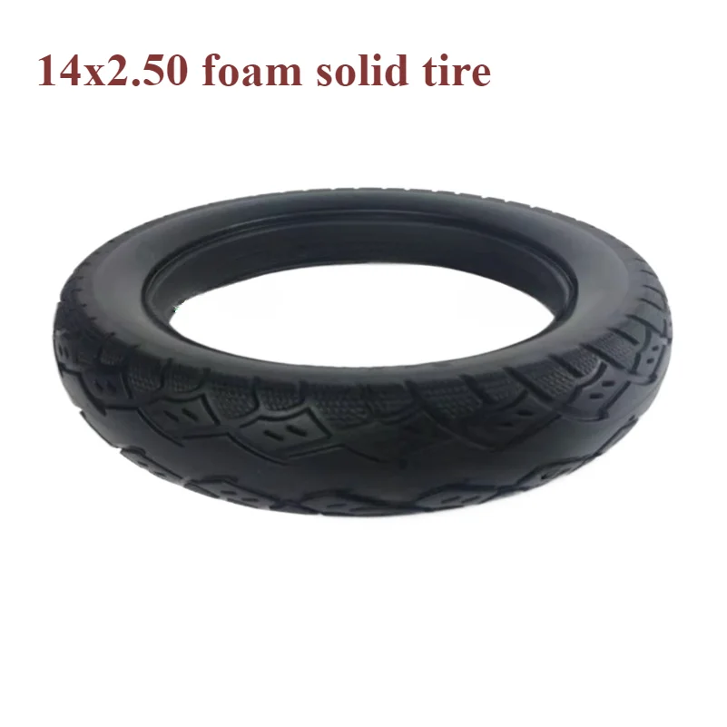 14 inch electric vehicle tire 14x2.50 non inflating and anti puncture foam solid tire without inner tube
14 inch electric vehicle tire 14x2.50 non inflating and anti puncture foam solid tire without inner tube