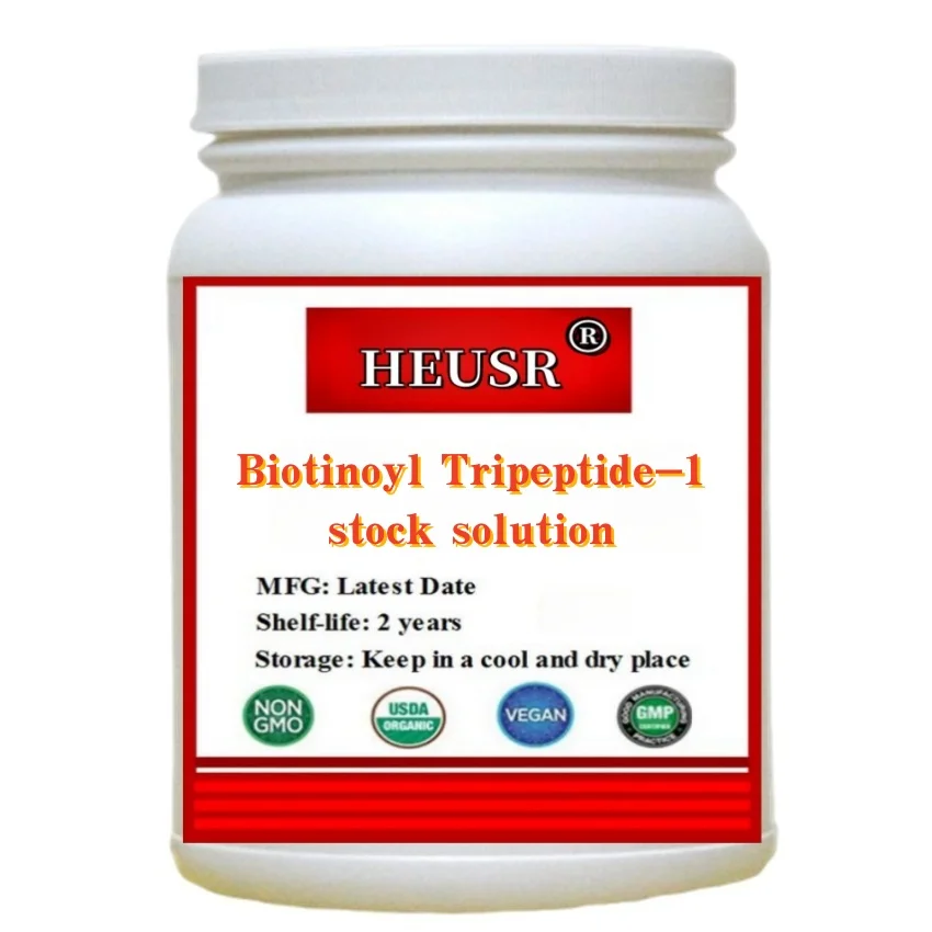Hot Selling Biotinoyl Tripeptide-1 Stock Solution For Cosmetics And Skincare Products
Hot Selling Biotinoyl Tripeptide-1 Stock Solution For Cosmetics And Skincare Products