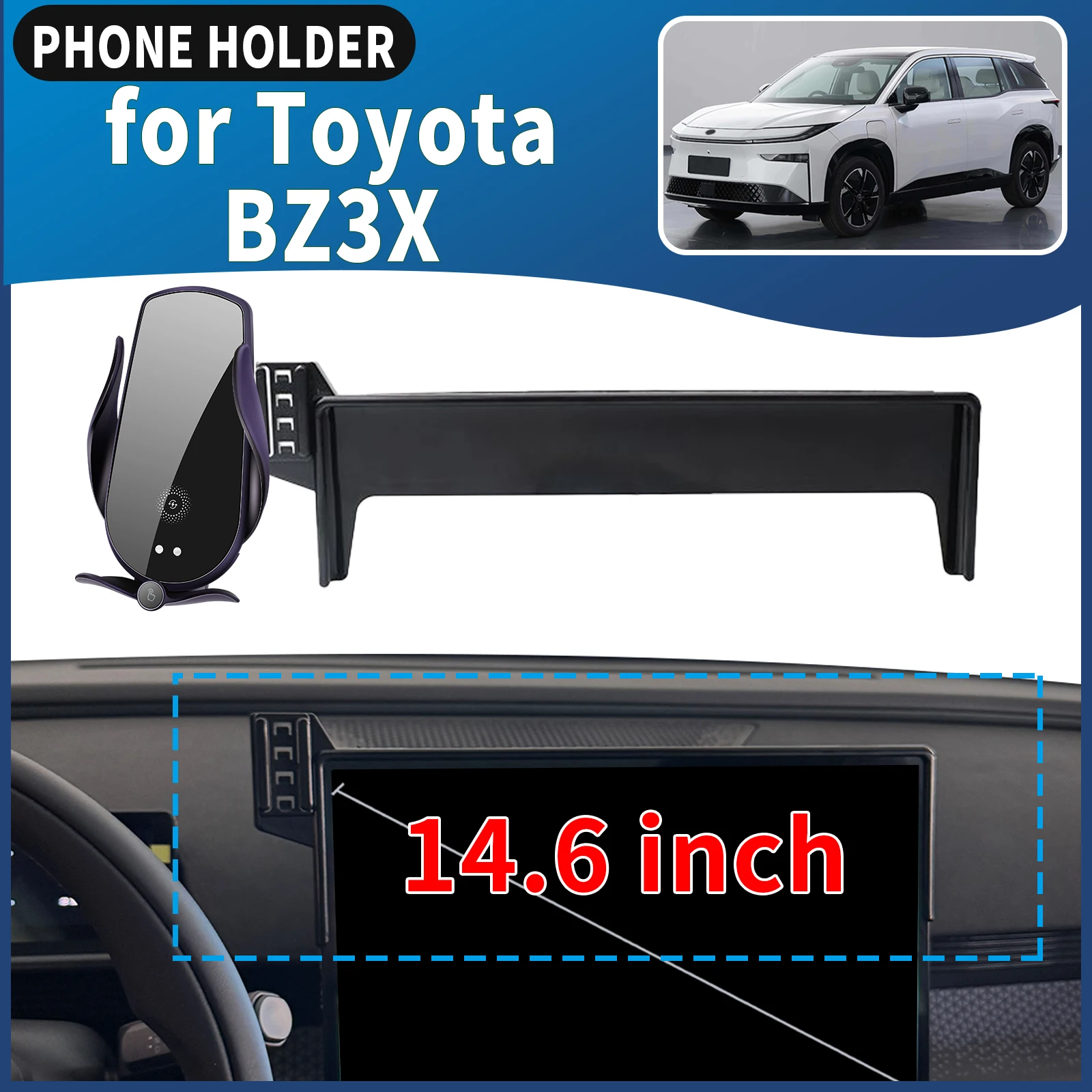 fit for Toyota BZ3X Car Phone Holder Mount Vehicle-Specific GPS Navigation Easy Installation accessoires
fit for Toyota BZ3X Car Phone Holder Mount Vehicle-Specific GPS Navigation Easy Installation accessoires