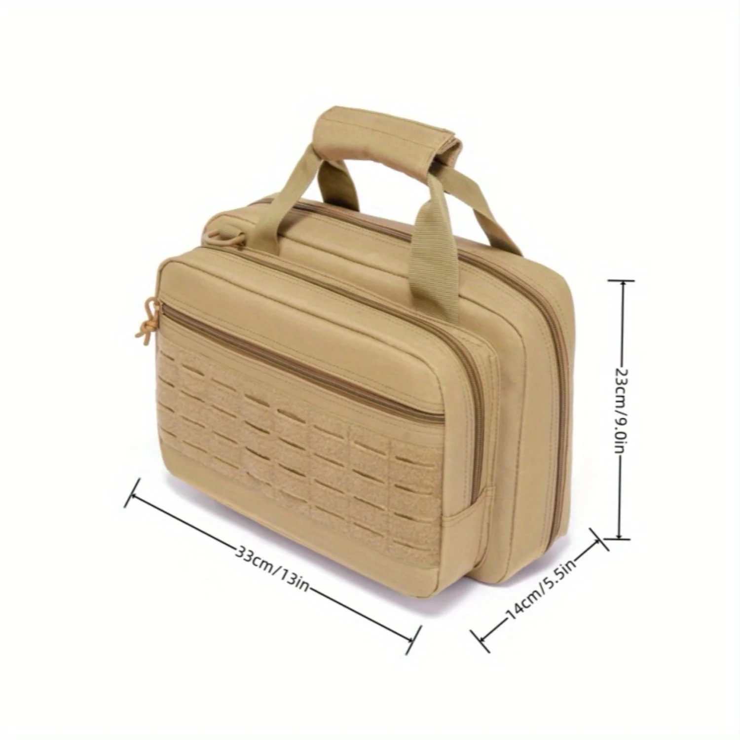 Pistol Bag - Spacious Ammo and Firearm Magazine Storage Handbag for Men and Women
Pistol Bag - Spacious Ammo and Firearm Magazine Storage Handbag for Men and Women