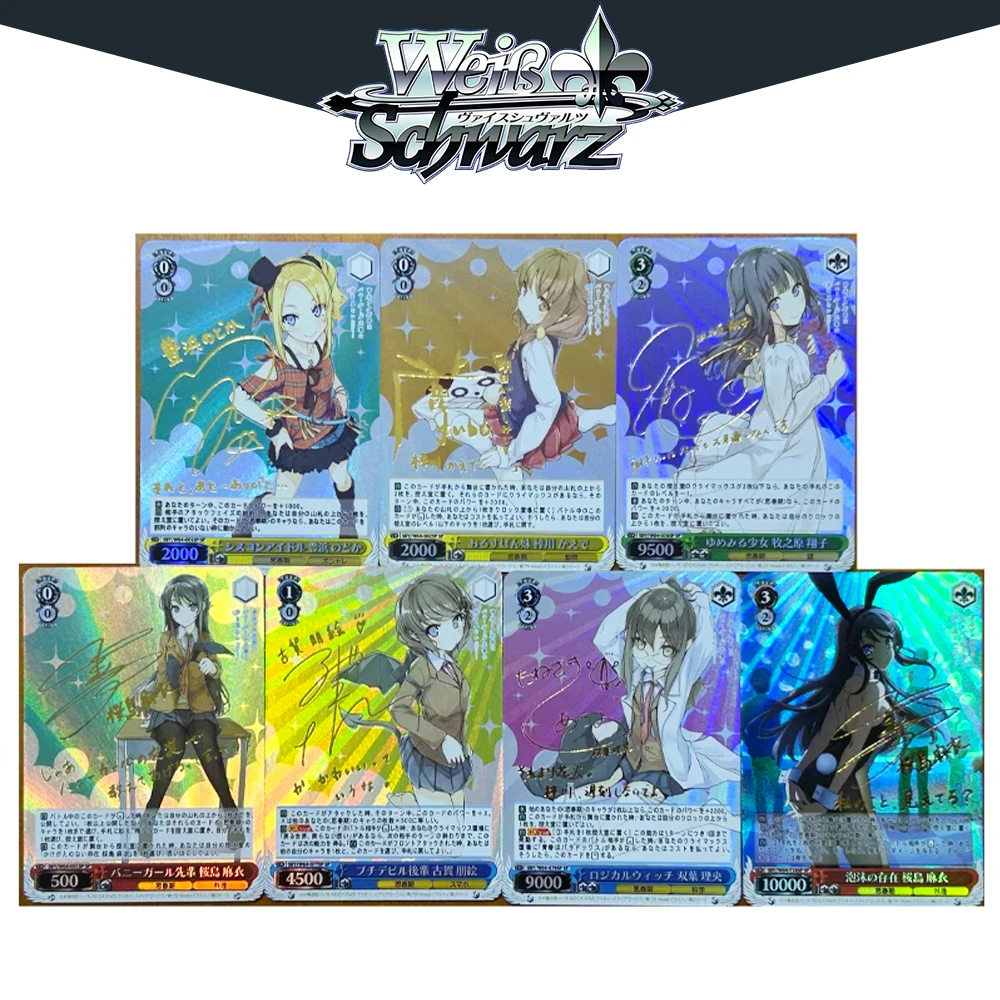 BLBU Weiss Schwarz Card Sakurajima Mai Sexy WeiB Game Signature Card DIY Anime Collectible Cards WS Bunny Girl Bronzing Flash
BLBU Weiss Schwarz Card Sakurajima Mai Sexy WeiB Game Signature Card DIY Anime Collectible Cards WS Bunny Girl Bronzing Flash