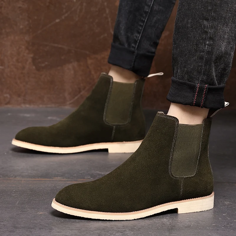 men's fashion cowboy boots brand designer cow suede leather shoes party banquet dress chelsea boot handsome ankle botas hombre
men's fashion cowboy boots brand designer cow suede leather shoes party banquet dress chelsea boot handsome ankle botas hombre