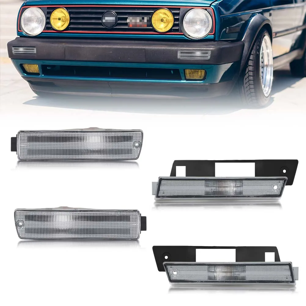 2Pcs For 1984-1992 Volkswagen Golf GTi Jetta Mk2 A2 Front Side Marker Light Fender Light Parking Light Turn Signal Light Cover
2Pcs For 1984-1992 Volkswagen Golf GTi Jetta Mk2 A2 Front Side Marker Light Fender Light Parking Light Turn Signal Light Cover