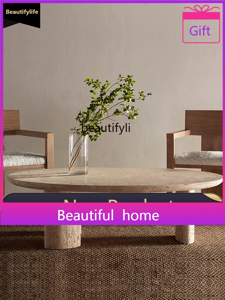 Nordic Minimalism Natural Yellow Cave Stone Coffee Table Creative Designer Living Room Sofa Oval Coffee Table
Nordic Minimalism Natural Yellow Cave Stone Coffee Table Creative Designer Living Room Sofa Oval Coffee Table
