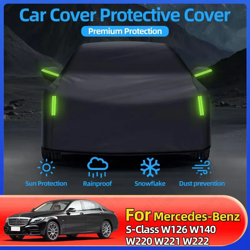 Всепогодный защитный чехол для автомобилей Mercedes-Benz S-Class W126 W140 W220 W221 W222, для использования в помещении и на улице, защита от солнца, УФ-излучения и воды
Всепогодный защитный чехол для автомобилей Mercedes-Benz S-Class W126 W140 W220 W221 W222, для использования в помещении и на улице, защита от солнца, УФ-излучения и воды