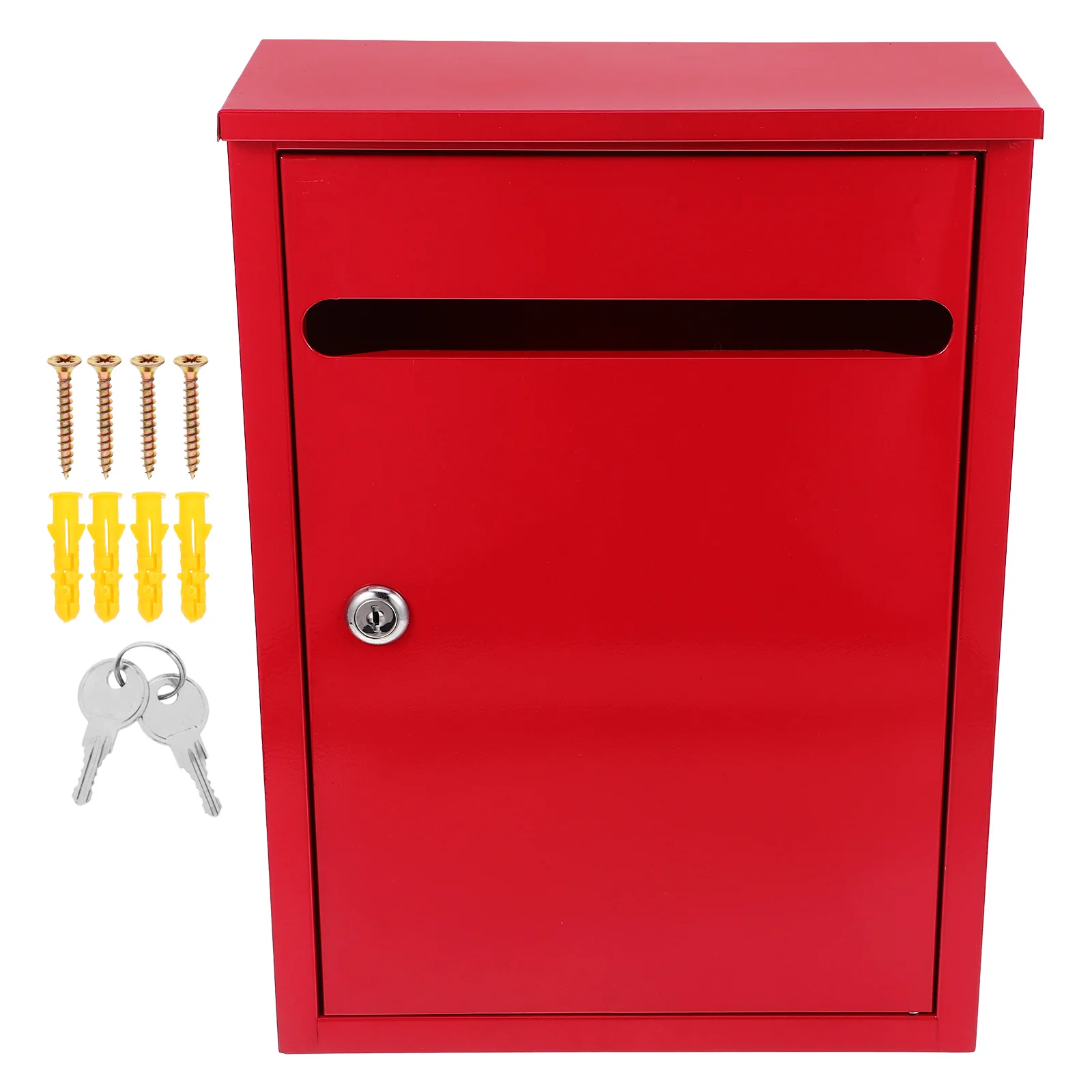 Large Metal Lockable Mailbox Outdoor Wall Mounted Security Suggestion Box for Office School Public Spaces Feedback and Complaint
Large Metal Lockable Mailbox Outdoor Wall Mounted Security Suggestion Box for Office School Public Spaces Feedback and Complaint