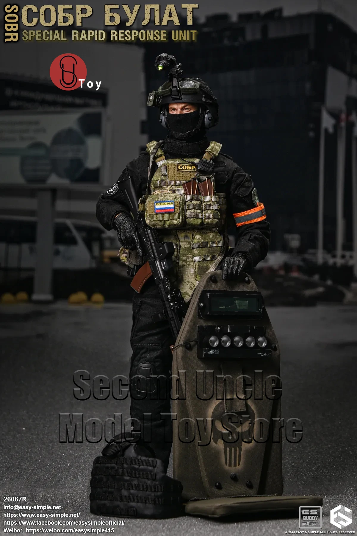 Easy&Simple ES 26067R 1/6 Russian Special Rapid Response Unit SOBR Military Action Figure Full Set Collectible Model Toys Gift
Easy&Simple ES 26067R 1/6 Russian Special Rapid Response Unit SOBR Military Action Figure Full Set Collectible Model Toys Gift