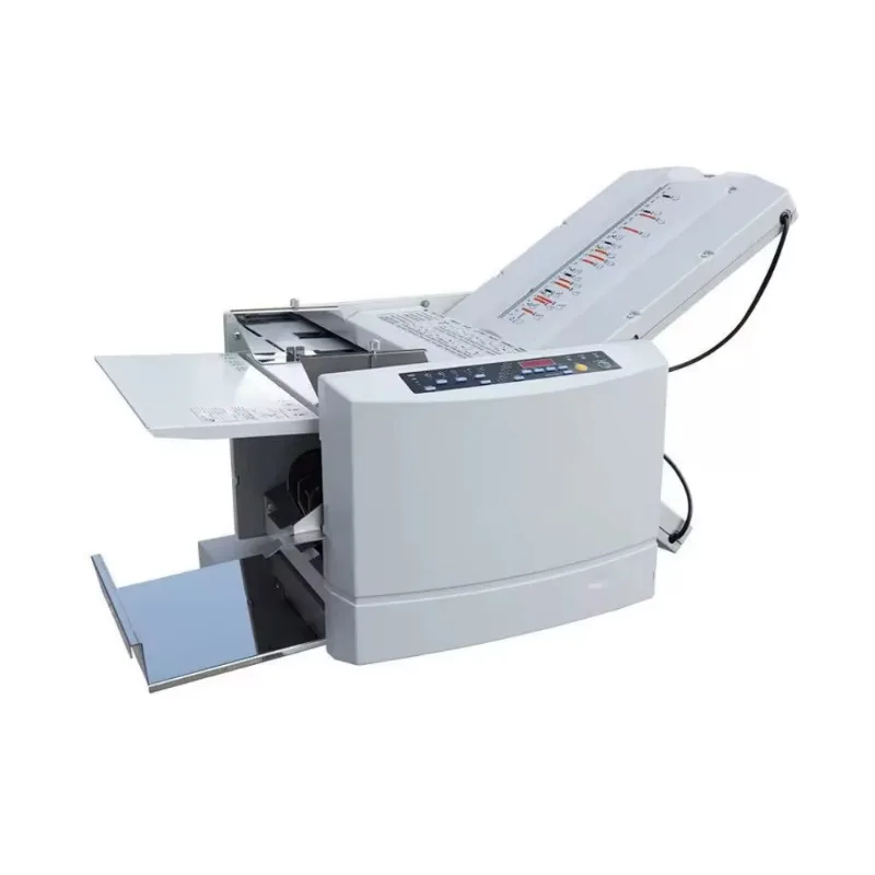 45F single folding Z folder double parallel folding paper folding machine
45F single folding Z folder double parallel folding paper folding machine