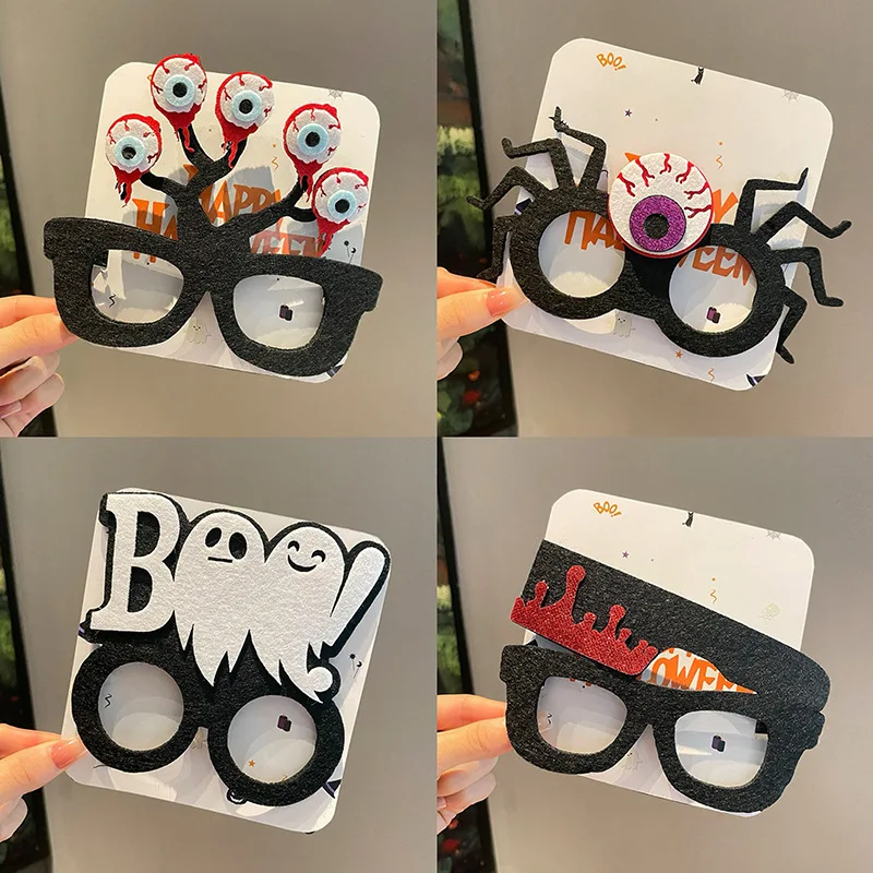 Halloween Spooky Glasses Kids Spider Ghost Funny Eyewear Party Decoration Supplies Felt Props Bar Scene Layout Quirky Eyeglasses
Halloween Spooky Glasses Kids Spider Ghost Funny Eyewear Party Decoration Supplies Felt Props Bar Scene Layout Quirky Eyeglasses