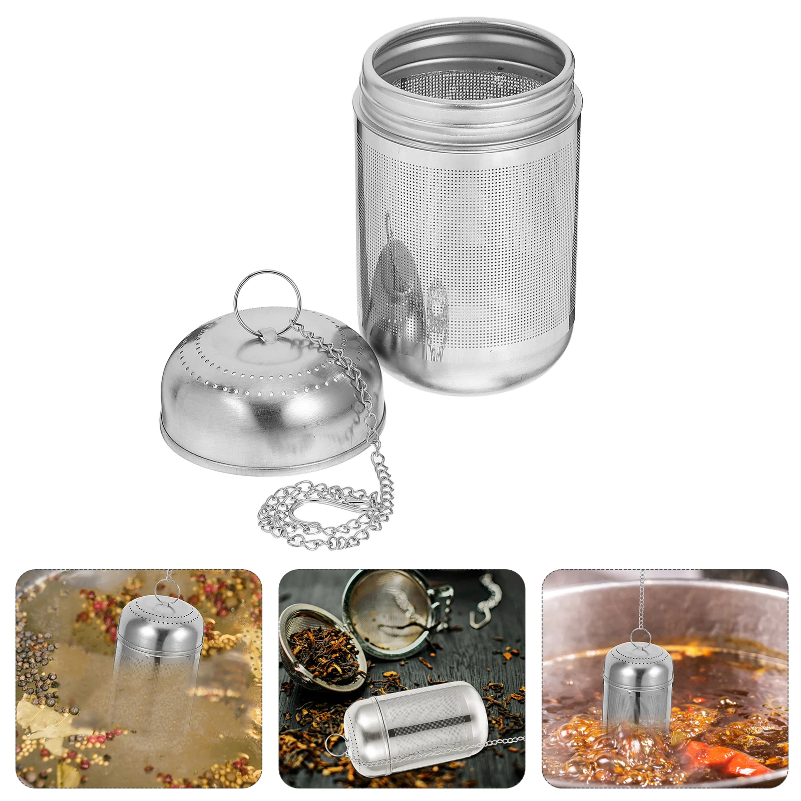Stainless Steel Seasoning Ball Tea Infuser Diffuser Mesh Fine Spice Strainer Hot Pot
Stainless Steel Seasoning Ball Tea Infuser Diffuser Mesh Fine Spice Strainer Hot Pot