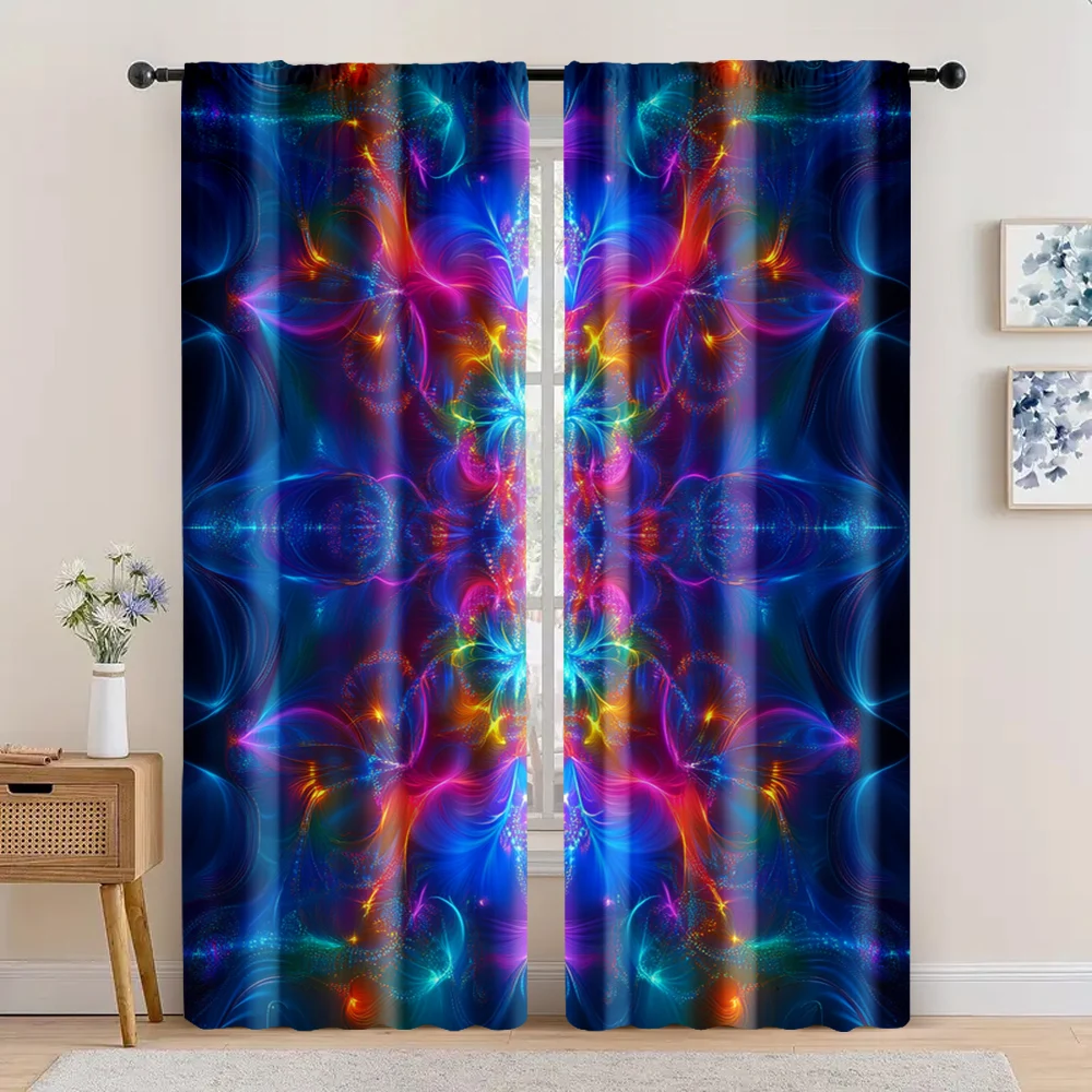 2pc, Window Drapes A vibrant rainbow Blackout Polyester Party Decorations Perfect for bedroom and living room decoration
2pc, Window Drapes A vibrant rainbow Blackout Polyester Party Decorations Perfect for bedroom and living room decoration