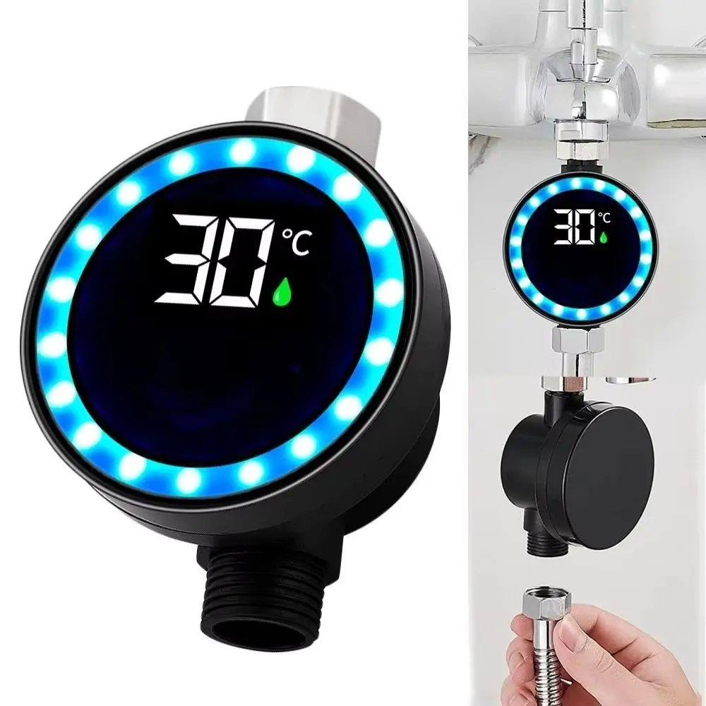 Stainless-Steel Water Temperature Gauge Waterproof Touch Control Bath Water Thermometer LED Precise Measurement
Stainless-Steel Water Temperature Gauge Waterproof Touch Control Bath Water Thermometer LED Precise Measurement