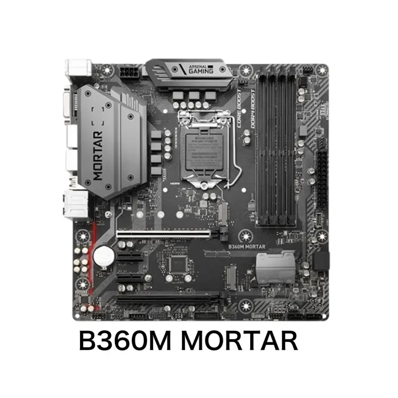 For MSI B360M MORTAR Motherboard 64GB LGA 1151 DDR4 Micro ATX Mainboard 100% Tested OK Fully Work Free Shipping
For MSI B360M MORTAR Motherboard 64GB LGA 1151 DDR4 Micro ATX Mainboard 100% Tested OK Fully Work Free Shipping