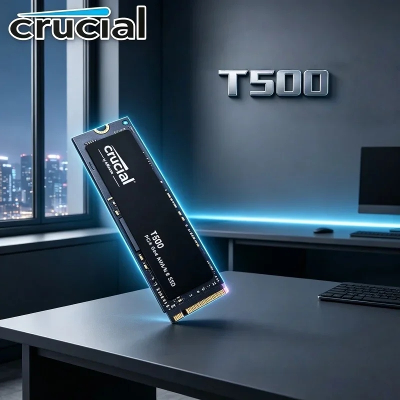 Crucial T500 1TB PCIe4.0 NVMe M.2 Solid State Drive Max 7300MB/s High Performance Gaming Storage Upgrade For PS5 Notebook PC
Crucial T500 1TB PCIe4.0 NVMe M.2 Solid State Drive Max 7300MB/s High Performance Gaming Storage Upgrade For PS5 Notebook PC