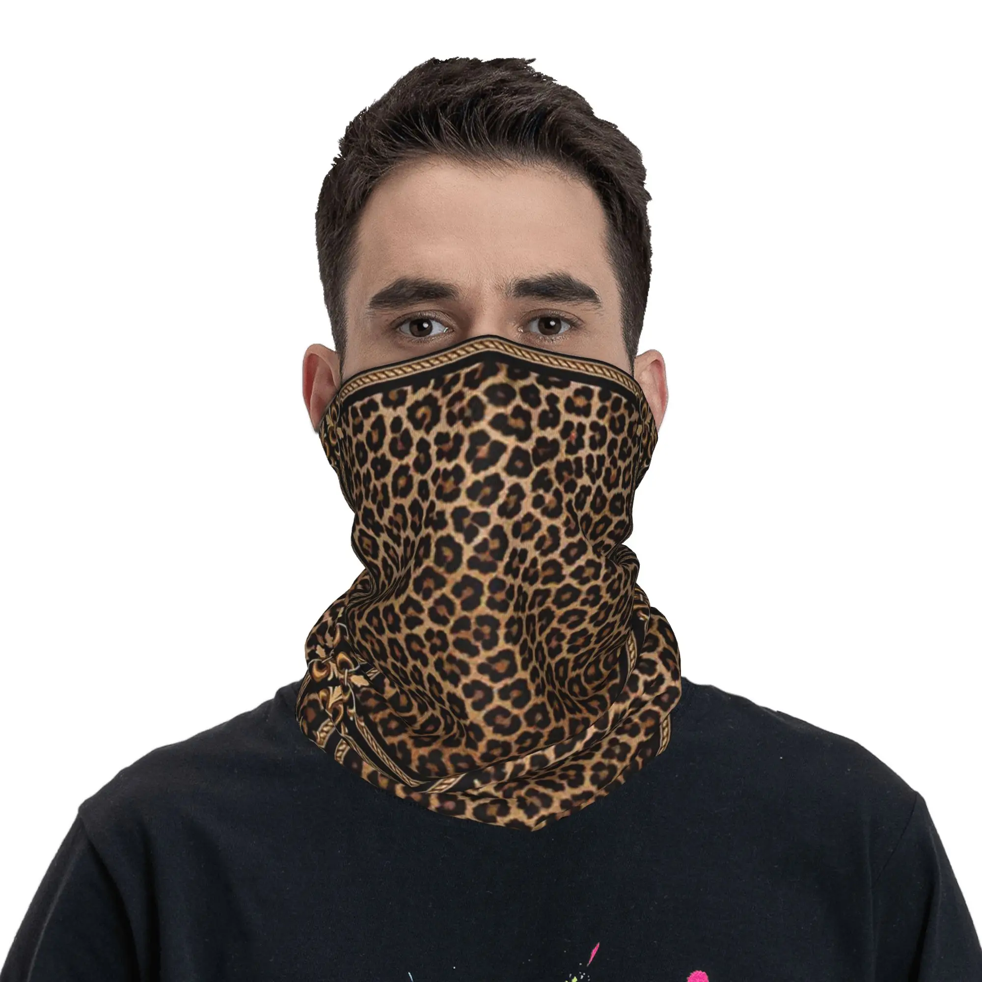 Leopard Print Bandana Neck Gaiter Printed Mask Scarf Cycling Scarf Riding for Men Women Adult Washable
Leopard Print Bandana Neck Gaiter Printed Mask Scarf Cycling Scarf Riding for Men Women Adult Washable