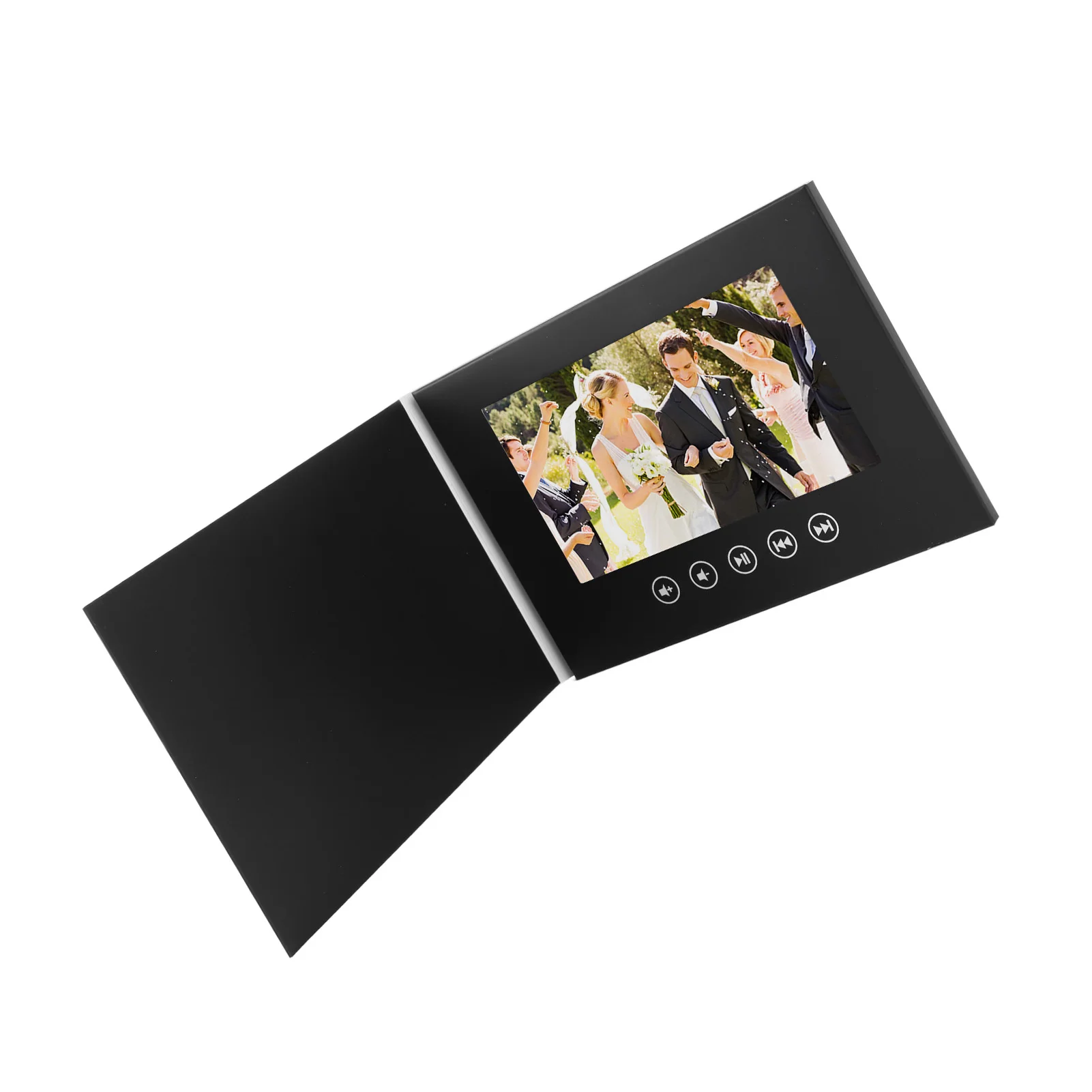 Video Greeting Card Playback Image Ratio 4:3 Black 128MB Memory Video Brochure 500mAh 1280x720 with Storage Bag for Anniversary
Video Greeting Card Playback Image Ratio 4:3 Black 128MB Memory Video Brochure 500mAh 1280x720 with Storage Bag for Anniversary