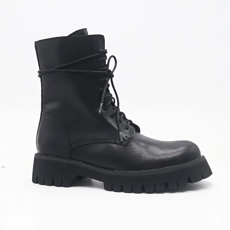 New Women'S Ankle Boots Real Leather Lace Up Women Winter Shoes Fashion Cool Short Boots Women Footwear Size 35-40
New Women'S Ankle Boots Real Leather Lace Up Women Winter Shoes Fashion Cool Short Boots Women Footwear Size 35-40