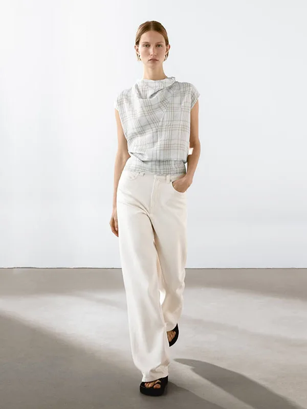 New Summer Casual Commuter Sle Ele Oxygen Cheered Simple Draped Collar Svel irt Top for Women
New Summer Casual Commuter Sle Ele Oxygen Cheered Simple Draped Collar Svel irt Top for Women