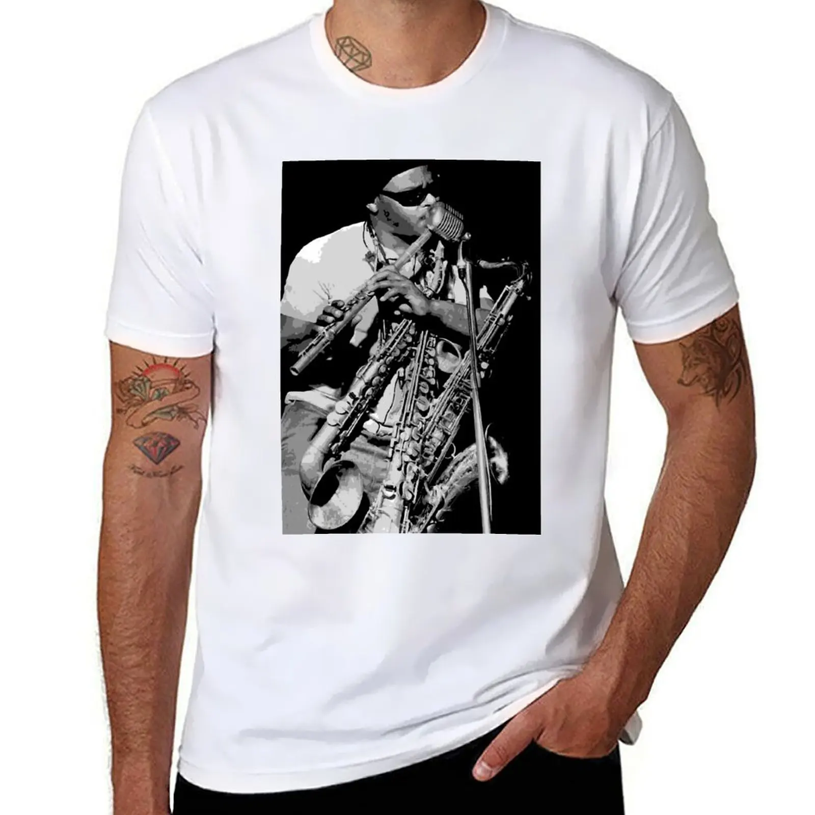 Rahsaan Roland Kirk. Ronald Theodore Kirk. Roland Kirk. an American jazz multi-instrumentalist who played tenor saxophon T-Shirt
Rahsaan Roland Kirk. Ronald Theodore Kirk. Roland Kirk. an American jazz multi-instrumentalist who played tenor saxophon T-Shirt