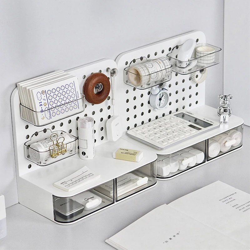Hole Board Desktop Storage Drawer Office Perforated Board Small Card Ornaments Stand Display Storage Box Stationery Organizer
Hole Board Desktop Storage Drawer Office Perforated Board Small Card Ornaments Stand Display Storage Box Stationery Organizer