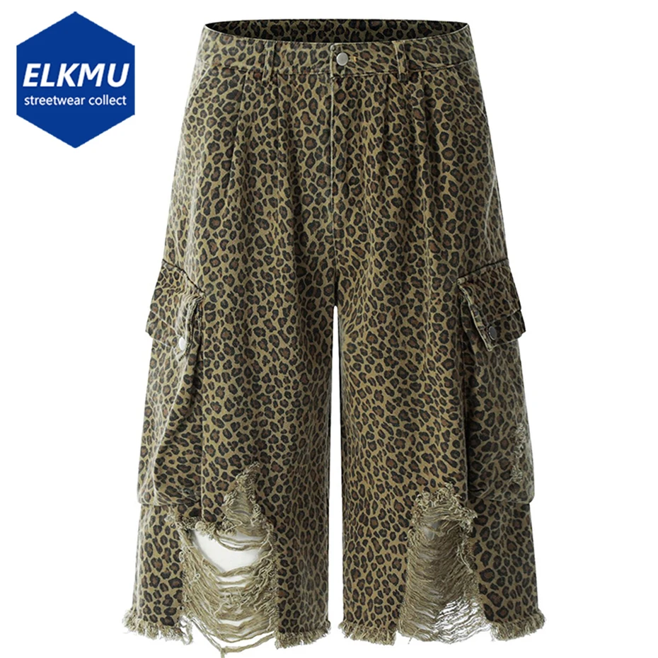 Leopard Shorts 2025 Summer New Vintage Loose Ripped Shorts Side Pocket Cargo Shorts Unisex
Leopard Shorts 2025 Summer New Vintage Loose Ripped Shorts Side Pocket Cargo Shorts Unisex