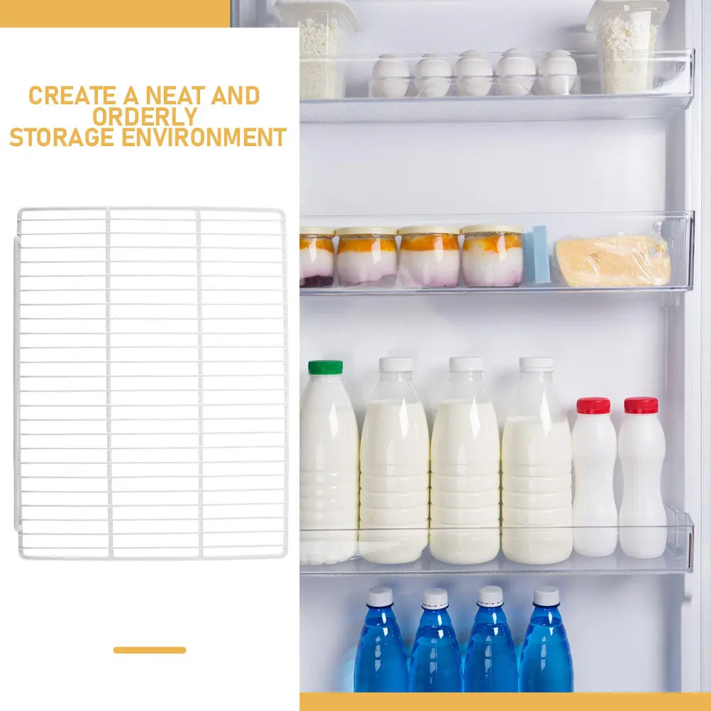 2Pcs Refrigerator Wire Shelf: Heavy Duty Fridge Storage Divider for Freezer Cabinet - Rust Resistant Mesh Panel with Tool Free
2Pcs Refrigerator Wire Shelf: Heavy Duty Fridge Storage Divider for Freezer Cabinet - Rust Resistant Mesh Panel with Tool Free