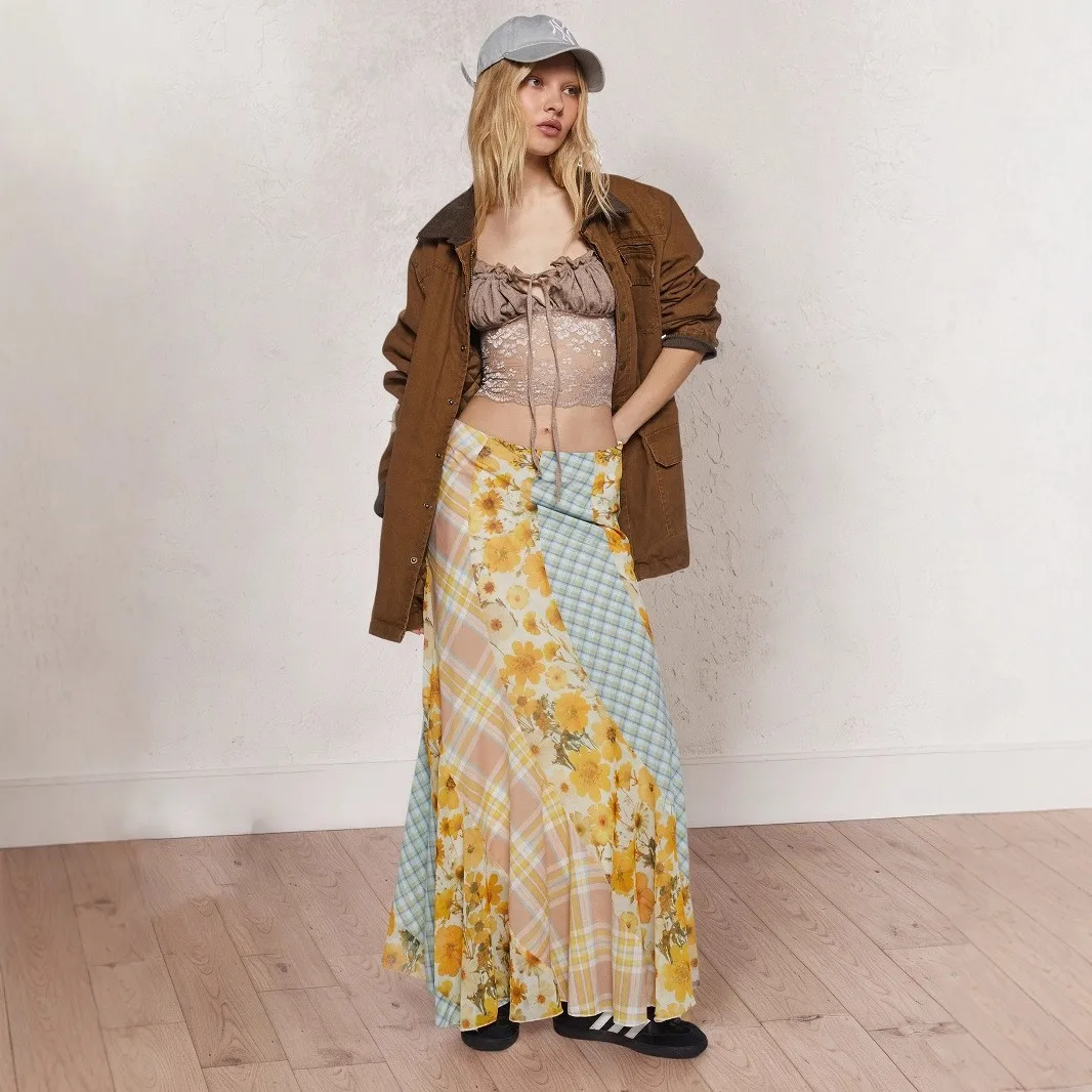 Новая асимметричная юбка с принтом ромашек, летняя длинная юбка Ele Maturi, Cleanfit, со средней талией, из ПВХ ткани, Ciwalk
Новая асимметричная юбка с принтом ромашек, летняя длинная юбка Ele Maturi, Cleanfit, со средней талией, из ПВХ ткани, Ciwalk