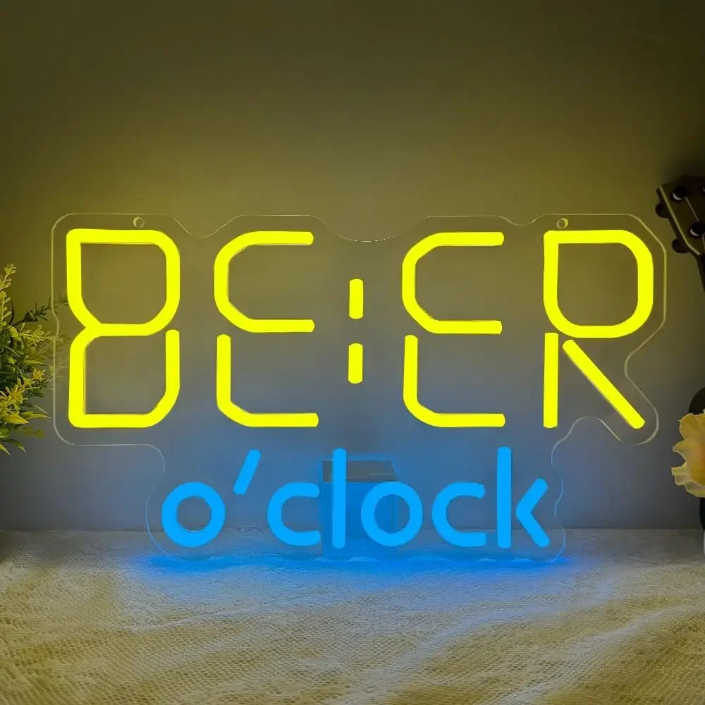 Светодиодная неоновая вывеска Beer O'Clock с USB-питанием, регулируемая по яркости, для бара, паба, мужской комнаты, ресторана, домашнего бара, вечеринки, декора стен
Светодиодная неоновая вывеска Beer O'Clock с USB-питанием, регулируемая по яркости, для бара, паба, мужской комнаты, ресторана, домашнего бара, вечеринки, декора стен