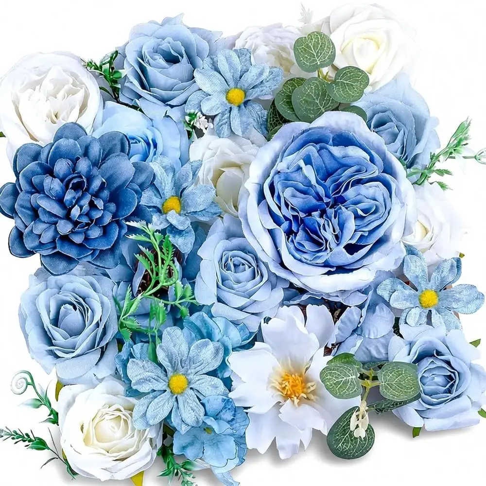 Blue Combo Box Set, Baby Blue Roses, Bulk Mix, Dusty Blue Dahlias, Peonies, Silk Light Blue Bouquets for Weddings, Bridal Shower
Blue Combo Box Set, Baby Blue Roses, Bulk Mix, Dusty Blue Dahlias, Peonies, Silk Light Blue Bouquets for Weddings, Bridal Shower