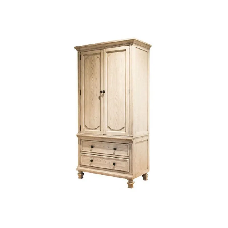 American country solid wood double door wardrobe white old door wardrobe
American country solid wood double door wardrobe white old door wardrobe