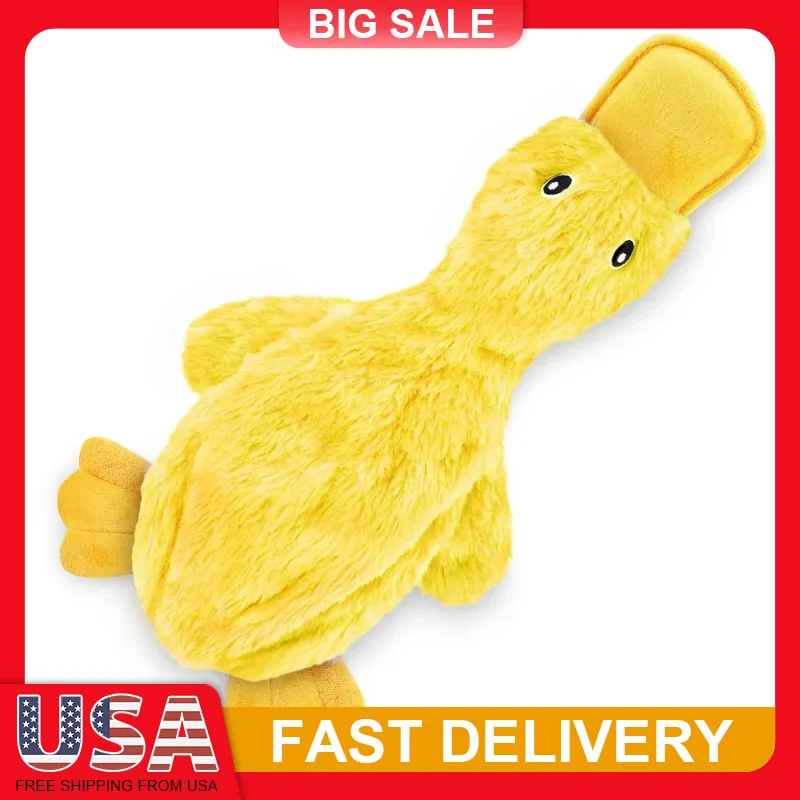 Dog Plush Sound Toys Yellow Duck Puppy Squeaky Interactive Stuffed Toy Bite Chewing Rattle Pet Supplies For Indestructible Dogs
Dog Plush Sound Toys Yellow Duck Puppy Squeaky Interactive Stuffed Toy Bite Chewing Rattle Pet Supplies For Indestructible Dogs