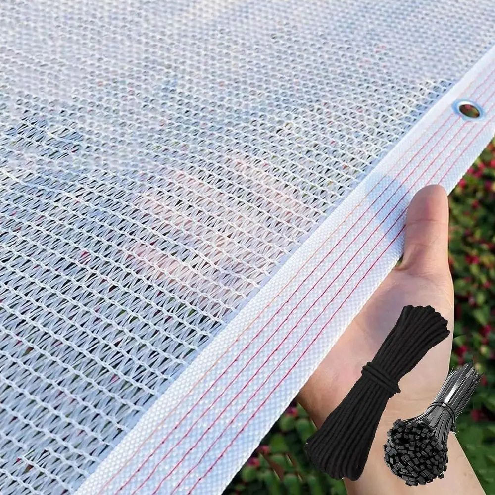 55% Outdoor Shade Net, Heavy Duty Privacy Cover with Grommets, Breathable Fabric Mesh Tarp for Garden and Patio (42x52ft)
55% Outdoor Shade Net, Heavy Duty Privacy Cover with Grommets, Breathable Fabric Mesh Tarp for Garden and Patio (42x52ft)