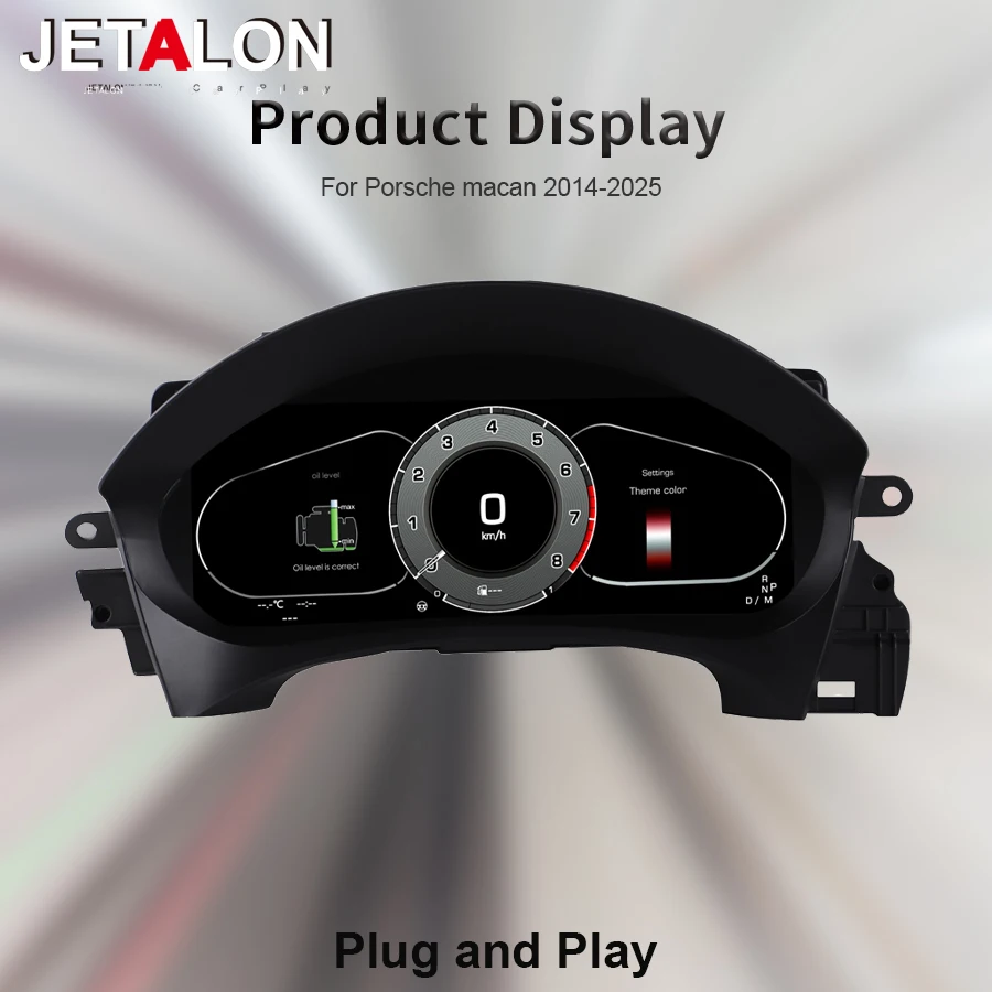 12.3'' Linux New Car LCD upgrade Instrument Panel For Porsche macan 2014-2025 Virtual Cockpit Speedmeter Screen Digital Cluster
12.3'' Linux New Car LCD upgrade Instrument Panel For Porsche macan 2014-2025 Virtual Cockpit Speedmeter Screen Digital Cluster