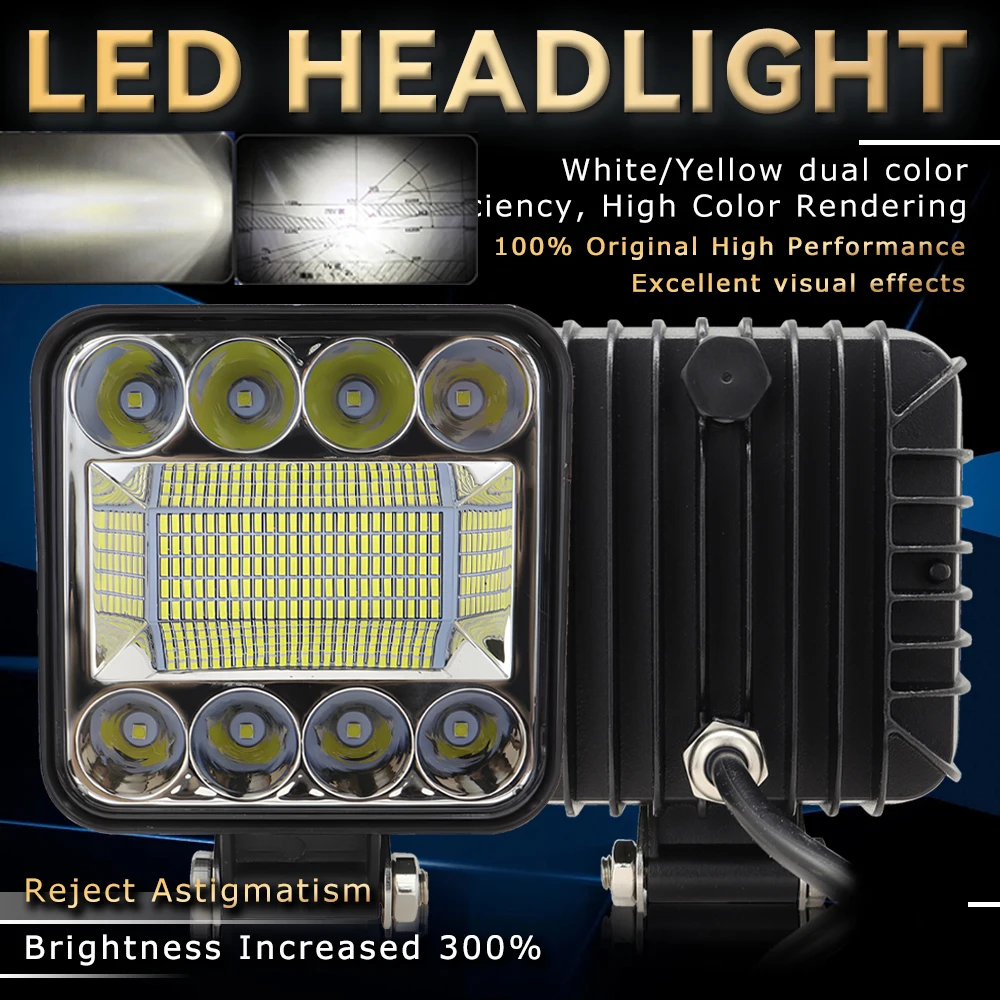 Roof Auxiliary Headlight Fog Lamp LED Work light Bar for off Road ATV SUV Square 4inch Work Lamp LED Spot lights Car Accessories
Roof Auxiliary Headlight Fog Lamp LED Work light Bar for off Road ATV SUV Square 4inch Work Lamp LED Spot lights Car Accessories