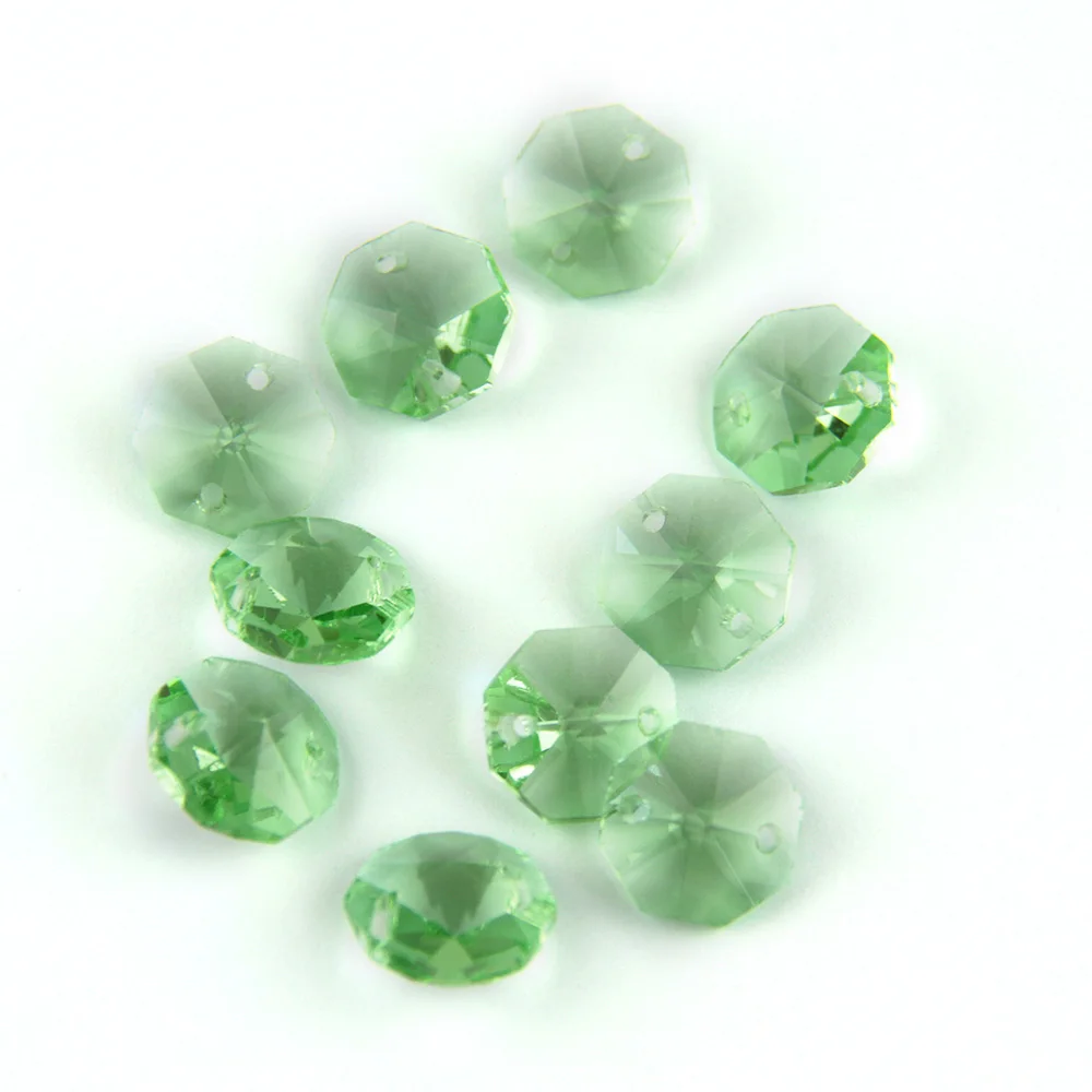 14mm 100pcs/1000pcs Lt.green Color Crystal Glass Octagon Beads 1 Hole/2 Holes DIY Accessories For Loose Prism Pendants
14mm 100pcs/1000pcs Lt.green Color Crystal Glass Octagon Beads 1 Hole/2 Holes DIY Accessories For Loose Prism Pendants