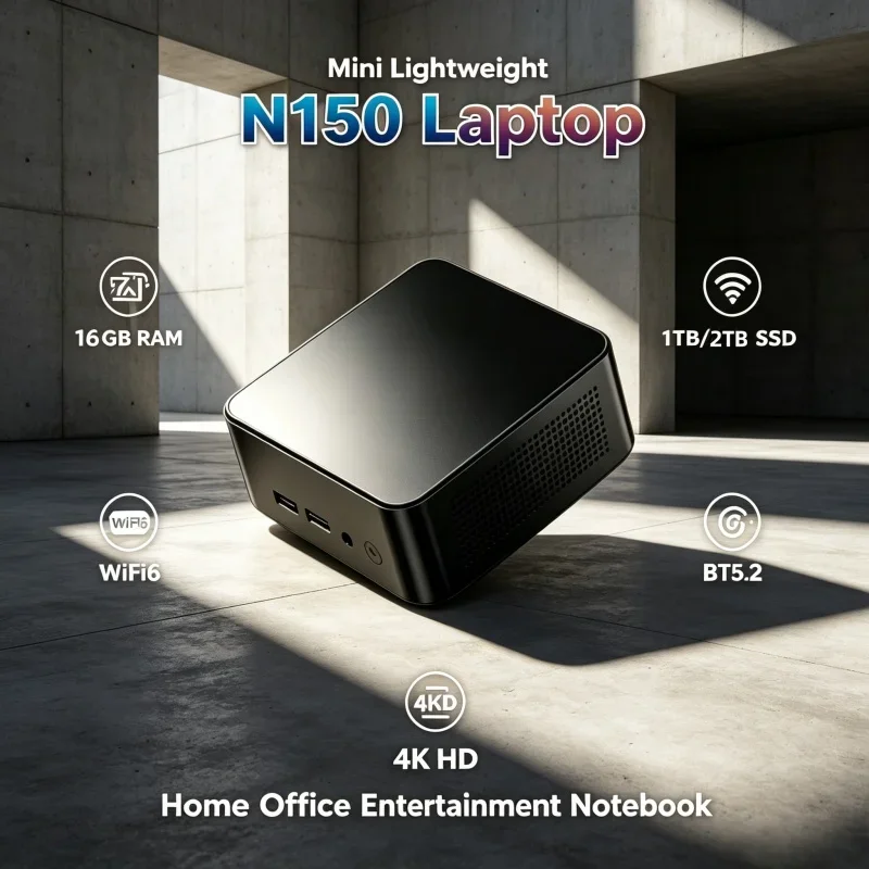 Economical Premium N150 Mini Notebook 2026 New Arrival Win11 Pro 16GB RAM SSD 4K WiFi6 Bluetooth Laptop
Economical Premium N150 Mini Notebook 2026 New Arrival Win11 Pro 16GB RAM SSD 4K WiFi6 Bluetooth Laptop