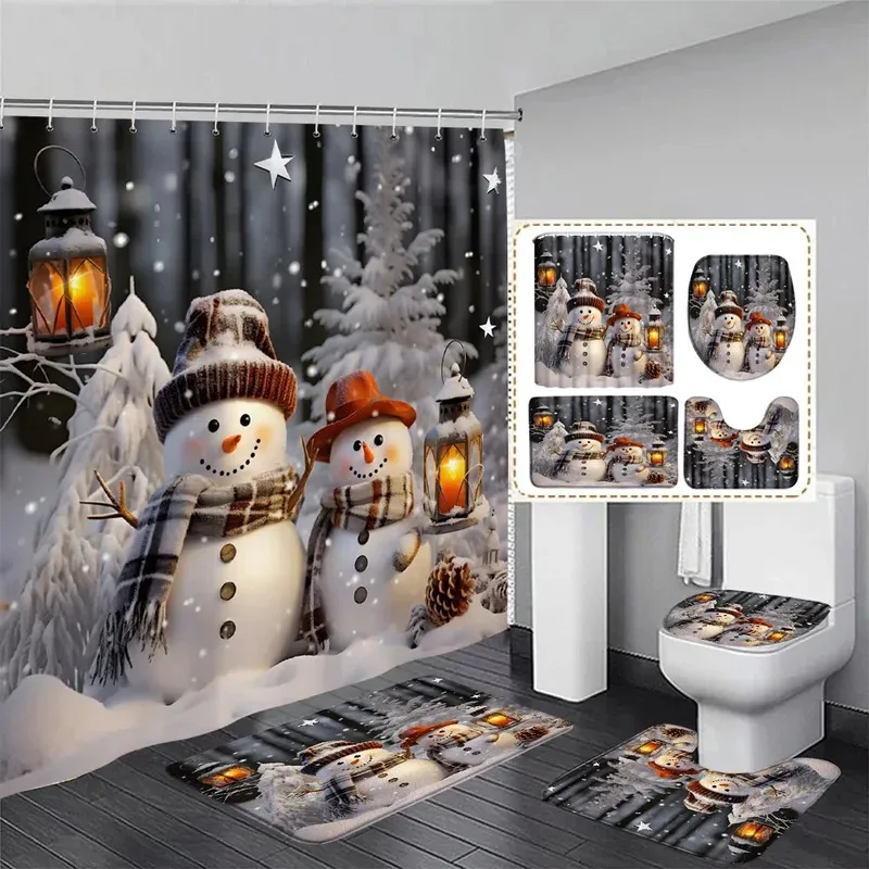 JUJ63Funny Snowman Набор занавесок для душа Рождественский шар Серебряные ветки сосны Подарок Рождественский домашний декор для ванной комнаты Коврик для ванной Туалет 3jn$
JUJ63Funny Snowman Набор занавесок для душа Рождественский шар Серебряные ветки сосны Подарок Рождественский домашний декор для ванной комнаты Коврик для ванной Туалет 3jn$