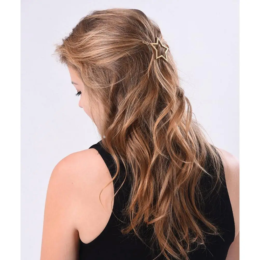 2pcs Retro Hair Clips Durable Hard Alloy Triangle Moon Women Headwear Gifts Romantic Color Stylish Hair Accessories
2pcs Retro Hair Clips Durable Hard Alloy Triangle Moon Women Headwear Gifts Romantic Color Stylish Hair Accessories
