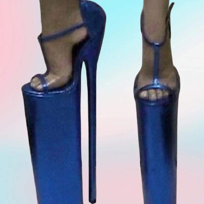 Blue Cover Heels Platform Sandals T-strap Shoes for Women Extreme Stiletto High Heels Sexy Lady Shoes 2024 Zapatos Para Mujere
Blue Cover Heels Platform Sandals T-strap Shoes for Women Extreme Stiletto High Heels Sexy Lady Shoes 2024 Zapatos Para Mujere