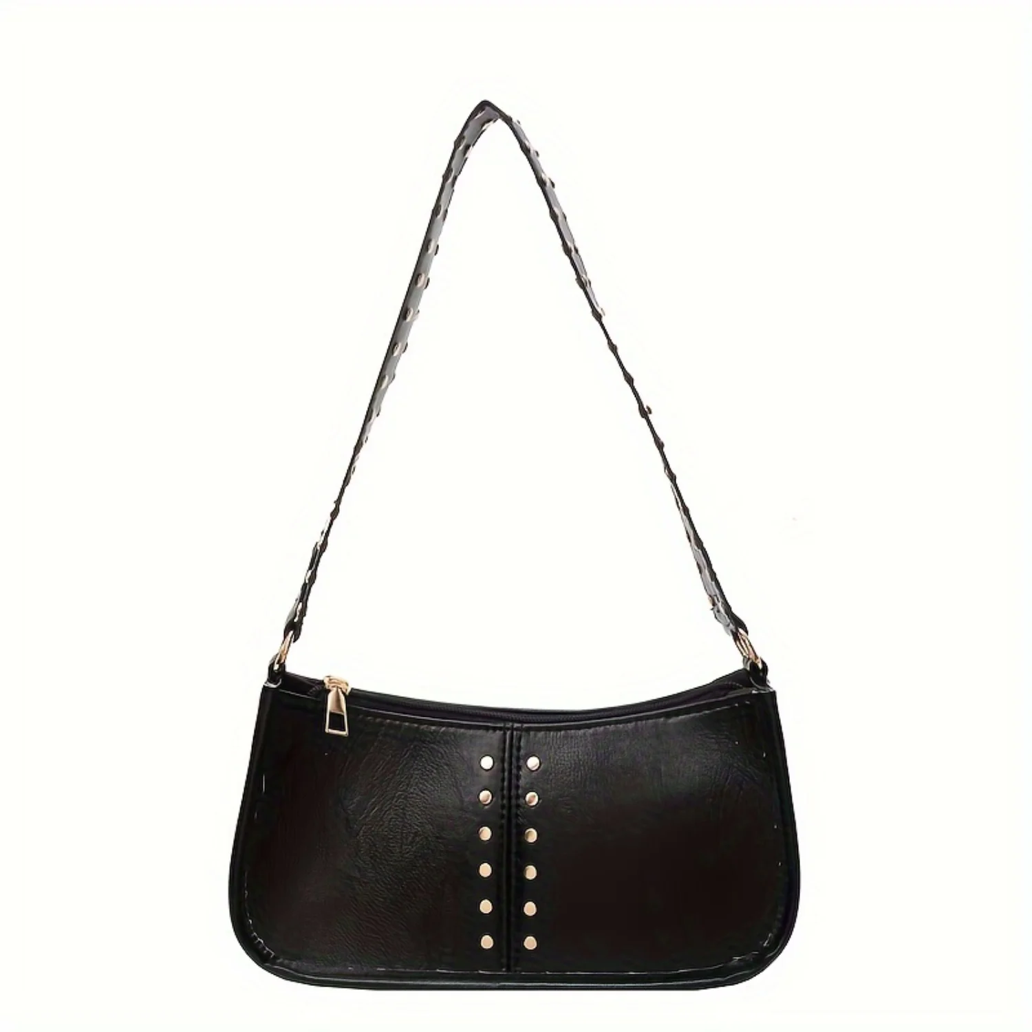Trendy Decor Shoulder Bag, Punk Style Underarm Purse, Y2K Vintage Handbag For Women
Trendy Decor Shoulder Bag, Punk Style Underarm Purse, Y2K Vintage Handbag For Women
