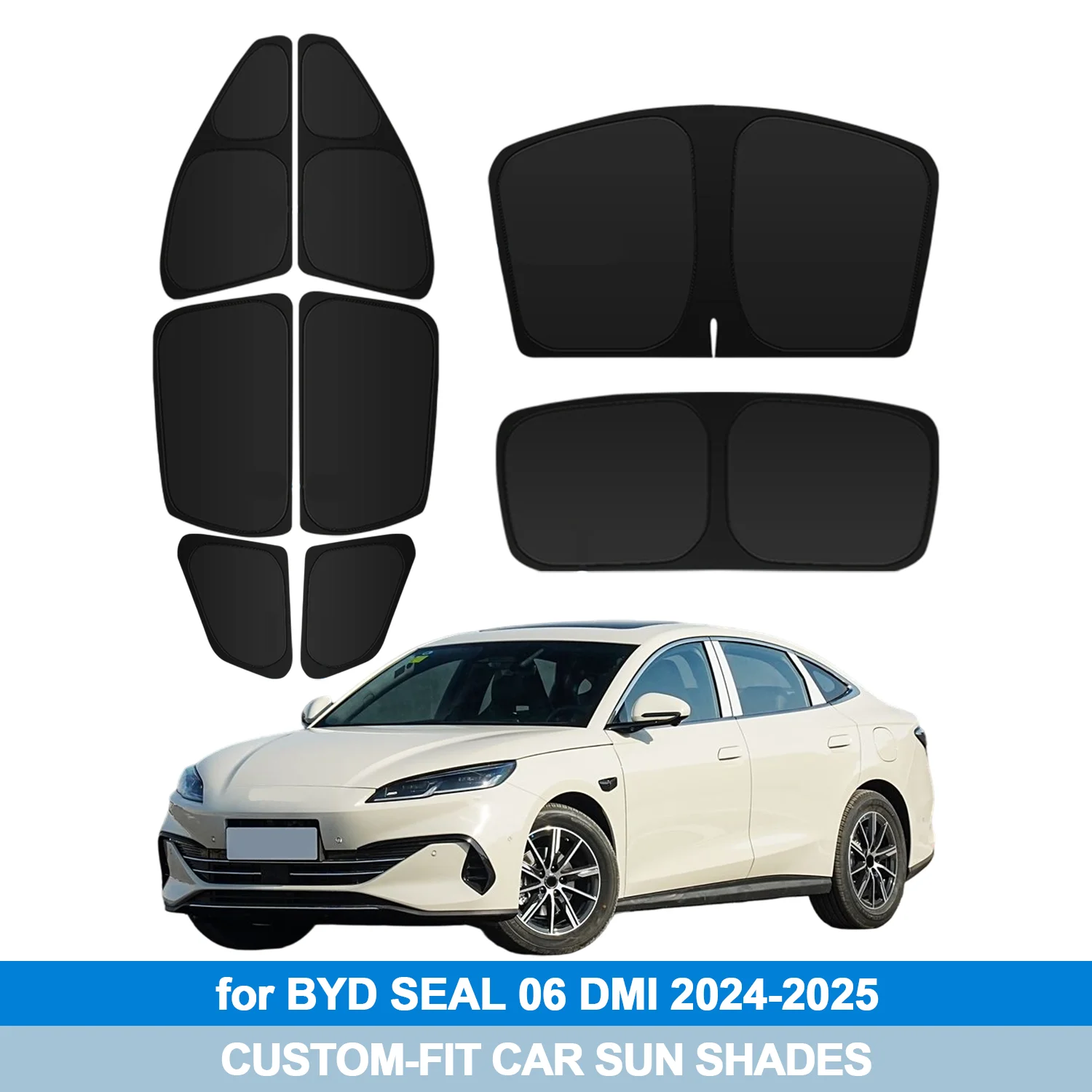 For BYD SEAL 06 DMI 2024-2025 Windshield Sun Shade Side Window Shades Cover Sun Visor Shield Privacy Protection
For BYD SEAL 06 DMI 2024-2025 Windshield Sun Shade Side Window Shades Cover Sun Visor Shield Privacy Protection