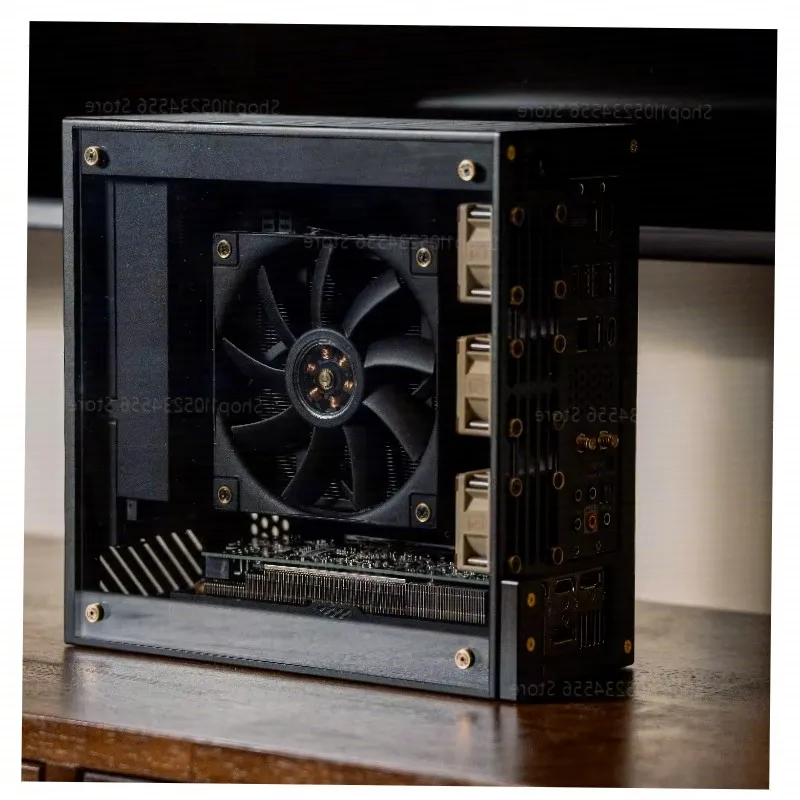 LP-P6 All Aluminum ITX Case CNC Machined Support Low Profile GPU 4060 5060 1U PSU
LP-P6 All Aluminum ITX Case CNC Machined Support Low Profile GPU 4060 5060 1U PSU