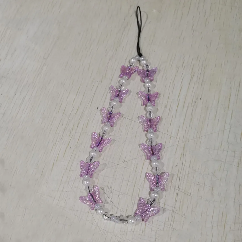 Butterfly Beaded Butterfly Cellphone Lanyard Anti-lost Crystal Clear Candy Colors Cellphone Keychain Cute Kawaii
Butterfly Beaded Butterfly Cellphone Lanyard Anti-lost Crystal Clear Candy Colors Cellphone Keychain Cute Kawaii