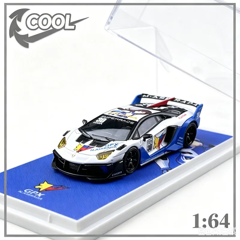 COOL 1:64 Lamborghini GT EVO high intelligence formula coating, die cast alloy car model, male gift, adult collectible ornament.
COOL 1:64 Lamborghini GT EVO high intelligence formula coating, die cast alloy car model, male gift, adult collectible ornament.